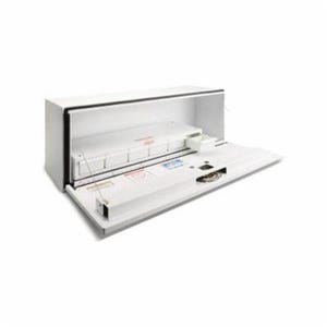 Weather Guard® 201-3 Cabinet Tray, Use with Hi-Side and Super-Side Box, Steel, White, Armor-Tuf® Powder Coated