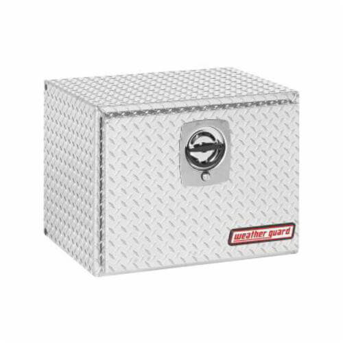 Weather Guard® 627-0-02 Compact Short Under Bed Box, 18 in H x 18 in W x 24-1/8 in D, 4.3 cu-ft, Clear
