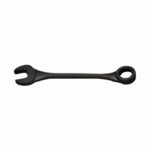 WrightGrip™ 11X00 Flat Stem Heavy Duty Combination Wrench, 3-1/8 in, 12 Points, 15° Offset, 35-1/2 in OAL, Industrial Black