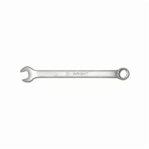 WrightGrip™ 11-15MM Flat Stem Combination Wrench, 15 mm, 12 Points, 15° Offset, 209.25 mm OAL, Alloy Steel, ASME B107.100
