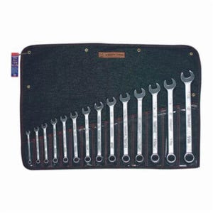 WrightGripâ„¢ 714 Combination Wrench Set, 14 pc, 3/8 to 1-1/4 in