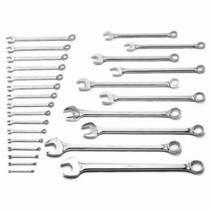 WrightGripâ„¢ 726 Combination Wrench Set, 26 pc, 1/4 to 2 in