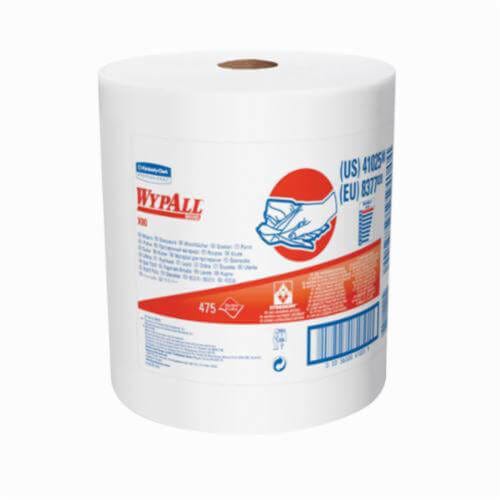 WypAll* 41025 ShopPro® X80 Disposable Wiper, Hydroknit*, White