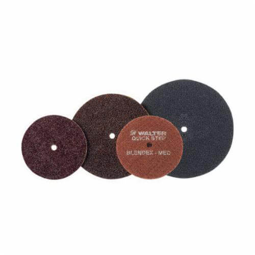 Walter Surface Technologies Quick-Step Blendex™ 07R452 07-RNon-Woven Surface Conditioning Disc, 4-1/2 in dia Disc, Coarse