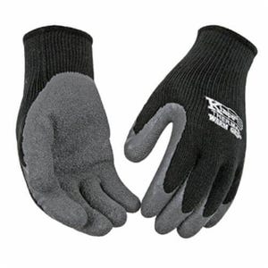Kinco® Warm Grip® 1790-L 1790 Men's General Purpose Gloves, Coated, Full Finger/Wing Thumb Style, L, Knit Wrist Cuff