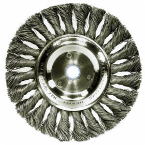 Weiler® 08325 Wheel Brush, 6 in dia Brush, 1/2 in W Face