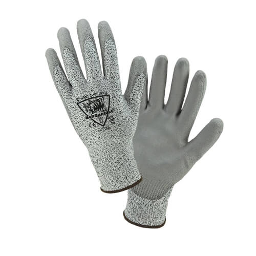 PIP® 719DGU/L Barracuda Cut-Resistant Gloves, L, HPPE Fiber, Rib Knit Cuff, Resists: Abrasion and Cut, ANSI Cut-Resistance Level: A2