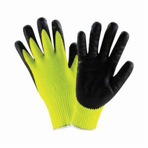 PIP® HVG710SNF/L Unisex Cut-Resistant Gloves, L, Microfoam Nitrile Coating, HPPE/Lycra®, Knit Wrist/Rolled Cuff, Resists: Abrasion and Cut