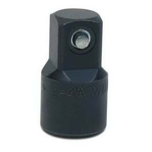 Williams® Impact Drive Adapter, Imperial, 1/2 in Male Drive, 3/8 in Female Drive, 1-1/4 in OAL, Female x Male Adapter, Black