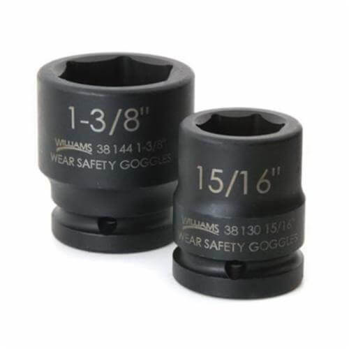 Williams® 38440 Supertorque® Standard Socket, 3/4 in Square Drive, 1-1/4 in Shallow Length Socket