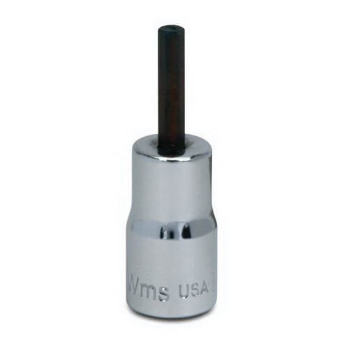 Williams® Socket Driver Bit, Standard Length, Imperial, 1/4 in Drive, Hex Bit, 5/16 in Bit, 1-1/2 in OAL, Polished Chrome