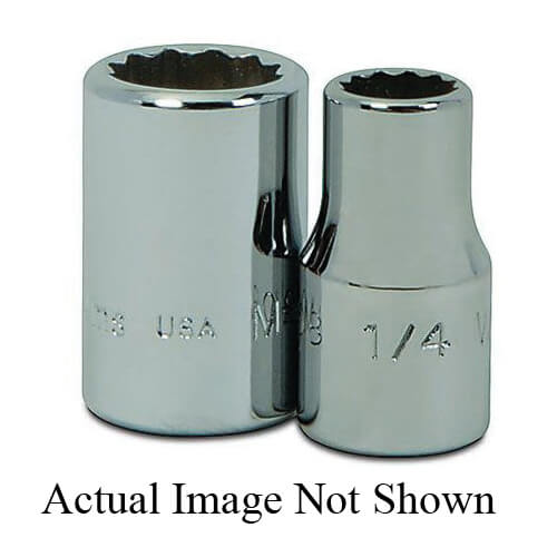 Williams® M-1211 Supertorque® Socket, 1/4 in, 11/32 in Shallow Length Socket