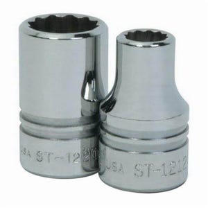Williams® ST-1212 Supertorque® Socket, 1/2 in, 3/8 in Shallow Length Socket