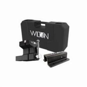 Wilton® 10015 All-Terrain Vise™ Bench Vise with Carrying Case, V-Groove Jaw, 5-3/4 in Jaw Opening, 6 in W Hardened Steel Jaw, 5 in D Throat