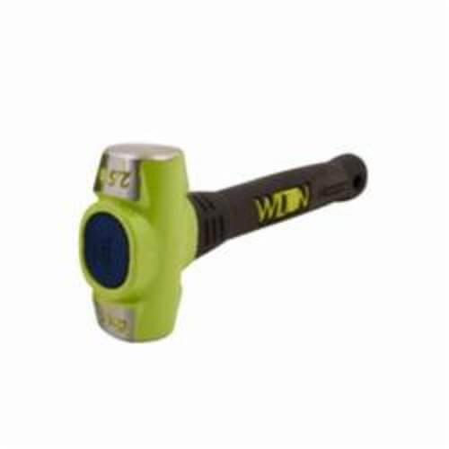 Wilton® B.A.S.H® 40212 Sledge Hammer, 14 in OAL, 2.5 lb Drop Forged Steel Head, Vulcanized Rubber Handle