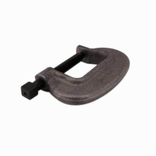 Wilton® 14563 O Series Extra Heavy Duty Full Closing Spindle Bridge C-Clamp, 3-1/8 in D Throat, 0 to 5-1/2 in Jaw Opening, 1 in Screw