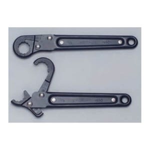Wright® 1654 Flare Nut Wrench, Black Conversion Coated, 3/4 in Ratcheting Wrench, 12 Points, 7-1/4 in OAL, NSN 5120-00-474-7227
