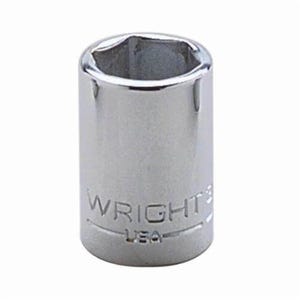Wright® 3028 Shape II Standard Length Socket, 3/8 in Square Drive, 7/8 in, 6 Points