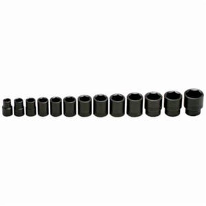 Wright® 415 Impact Socket Set, 13 pc, Alloy Steel, Black Oxide