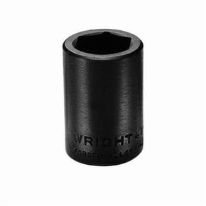 Wright® 48-19MM Shape II Standard Length Socket, 1/2 in Square Drive, 19 mm, 6 Points
