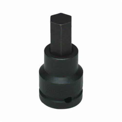 Wright® 6232 Allen Shape IV Driver Socket Bit, 3/4 in Square Drive, 1 in, 1-9/16 in L Bit, ASME B107.110