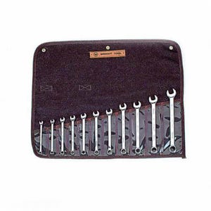 WrightGripâ„¢ 950 Combination Wrench Set, 11 pc, 7 to 19 mm, Full Polished