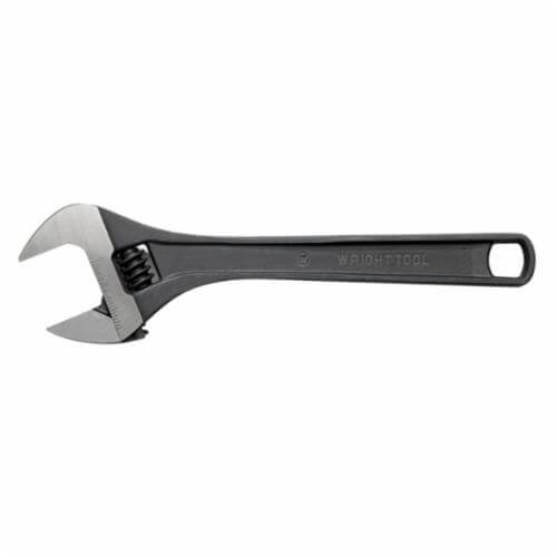 Wright® 9AB24 Adjustable Wrench, 2-17/32 in, 24 in OAL, Steel Body, Steel, Industrial Black