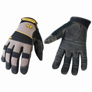 Youngstown® 03-3050-78-M Pro XT 03-3050-78 General Purpose Gloves, Mechanics, Full Finger/Wing Thumb Style, M, Synthetic Leather Palm