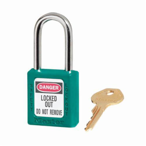 Master Lock® 410TEAL Zenex™ Durable Light Weight Lockout Padlock 1-1/2 in Teal
