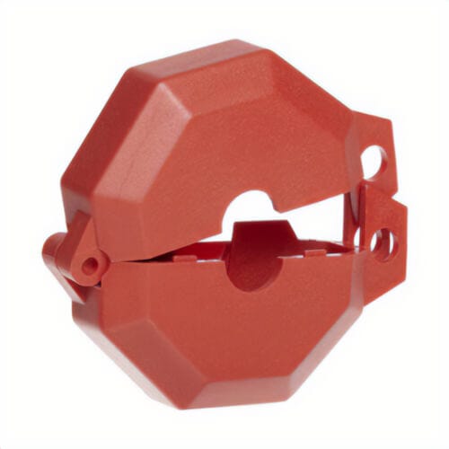 Accuform® KDD470 StopOut® Gate Valve Handle Lockout, Fits Minimum Handle Size: 1 in, Fits Maximum Handle Size: 2-1/2 in, 1 Padlocks