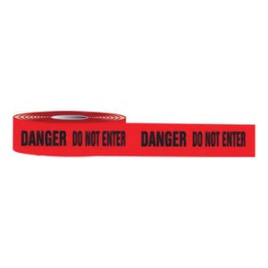 Accuform® MPT11 Plastic Barricade Tape: DANGER