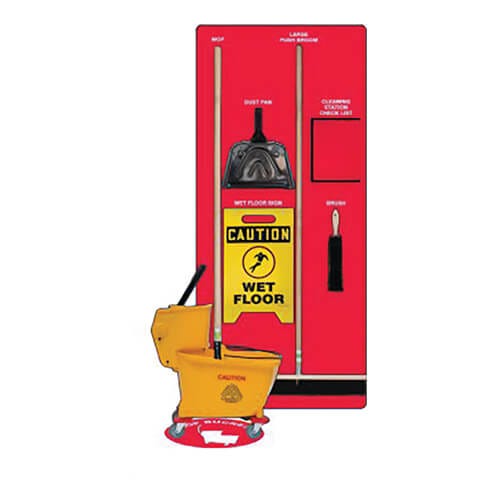 Accuform® CLEAN & MOP STORE-BOARDS COMBO KIT (PSB621RDWT)