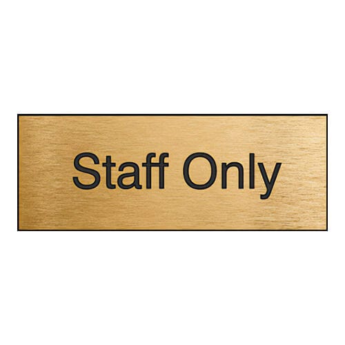 Accuform® ENGRAVED ACCU-PLY SIGN 3 in x 8 in (PSG918BA)