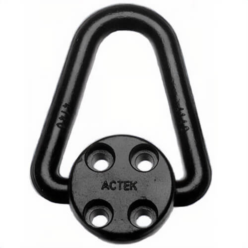 Actek® 44666 Swivel Round Plate Hoist Ring Screw Size: 1-8, 10,000 lb