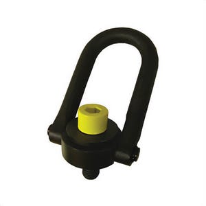 Actek® 46106 Standard U-Bar Hoist Ring, 1000 lb Load, 180° Pivot, 360° Swivel, 3/8 in Bail, 3/8-16 Thread