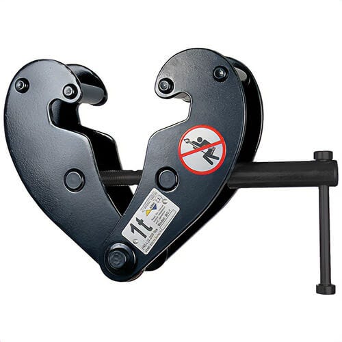 AMH™ BC-10 Beam Clamp, 10 ton, Theatrical Black