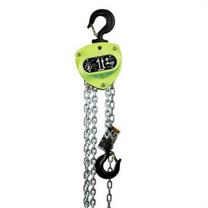 AMHâ„¢ MA300-20-18UV Hand Chain Hoist with Overload Protection, Sling Hook, 66,000 lb Load, 20 ft H Lifting, 3.19 in Hook Opening