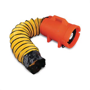 Allegro® 9532-25 Axial AC Plastic Mini-Pak Blower with 25 ft Ducting, 23 lb, 8 in