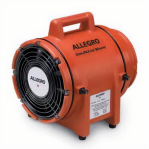 Allegro® 9533 COM-PAX-IAL Blower, 115/230 VAC, 8 in dia Duct, 831 CFM Max Flow in Free Air