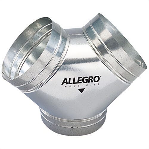 Allegro® 9600-Y Industries Y-Duct Connector, 16 in dia, 10.5 lb