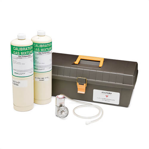 Allegro® 9872-60 CO Monitor Calibration Test Kit, Plastic, 2 Gases