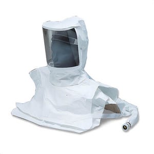 Allegro® 9912-CV Maintenance Free Double Bib Tyvek® Hood with Flow Control Valve