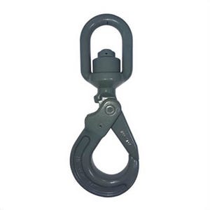 AMHâ„¢ 10SSLH13HTBB Swivel Self-Locking Hook with Ball Bearings, 1/2, 15,000 lb WLL