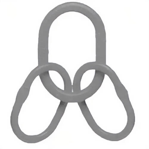 AMH™ AWX2618 Welded Master Link Assembly with Extra Large Sub-Links, 1 in Trade Size, Grade 100