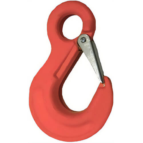 AMH™ CAX26SF Eye Sling Hook with Forged Latch, 1 in Chain Size, 59,700 lb WLL, Grade 100