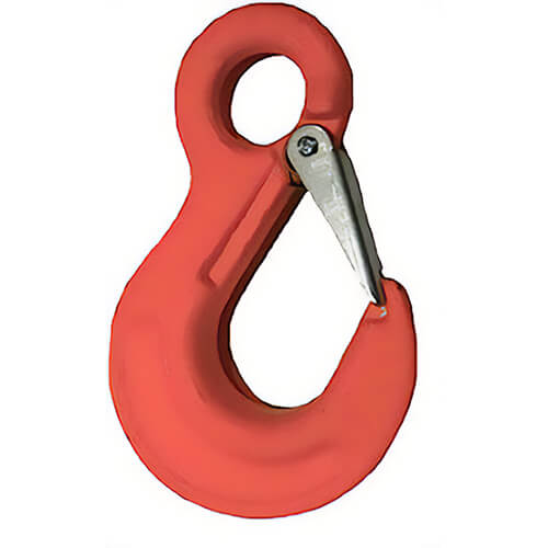 AMH™ CAX20SF Eye Sling Hook with Forged Latch, 3/4 in Chain Size, 35,300 lb WLL, Grade 100