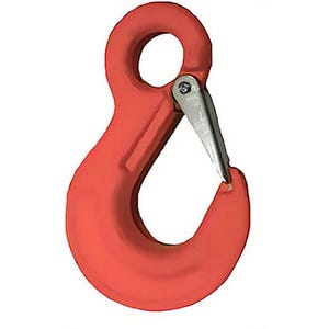 AMHâ„¢ CAX20SF Eye Sling Hook with Forged Latch, 3/4 in Chain Size, 35,300 lb WLL, Grade 100