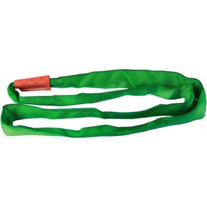 AMHâ„¢ DR206 Endless Polyester Round Sling, Double Jacket, Green, 6 ft, 5,300 lb