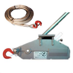 AMHâ„¢ WD10 Walk-E-Dogâ„¢ Grip Hoist, 5/8 in Wire Rope, 4 ton, 8,000 lb WLL