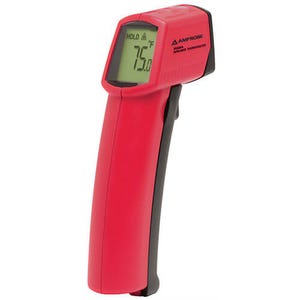 Amprobe® IR608A Infrared Thermometer, 0 to 750°F, +/- 2% Accuracy, 0.5°F Resolution, 0.95 Emissivity, 9 V Alkaline/Ni-Cd Battery